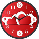 गैलरी व्यूवर में इमेज लोड करें, JaipurCrafts Designer Plastic Wall Clock for Home/Living Room/Bedroom/Kitchen- 12 in (with Ajanta Movement)