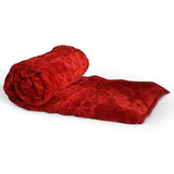 Load image into Gallery viewer, Jaipurcrafts Webelkart Solid Color Ultra Silky Soft Mink Blanket Single With A Free Attractive Carry Bag- Red JaipurCrafts