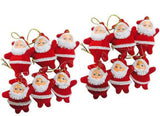 Load image into Gallery viewer, Webelkart Merry Christmas Coffee Mug with 1 Santa Cap and 12 Pcs Christmas Santa Clause Ornament Hangings for Christmas Decorations (350ml)