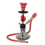 Load image into Gallery viewer, JaipurCrafts Premium Designer Red Golden Matki Astra Hookah Set (12.50 Inch)