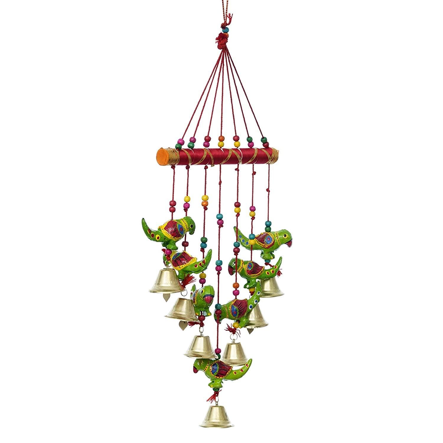 Rajasthani Colored Bells Design Wall Hanging Showpiece Decorative Hanging  Bells Chimes Showpieces -  Sweden