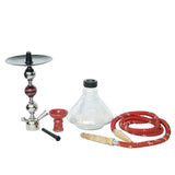 गैलरी व्यूवर में इमेज लोड करें, JaipurCrafts Premium Designer 18 Inch Glass, Iron Hookah Set