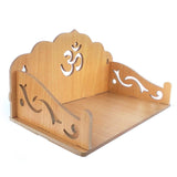 Load image into Gallery viewer, Webelkart®️ Premium OM Wooden Temple Beautiful Plywood Mandir Pooja Room Home Decor Office /Home Temple (Brown)